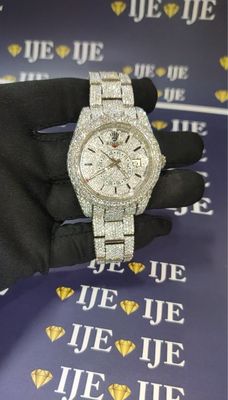 42MM 38CT VVS MOISSANITE WATCH