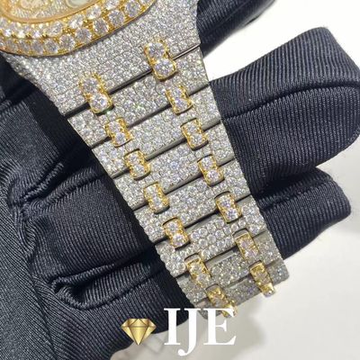 42MM 36CT VVS MOISSANITE WATCH