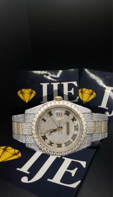41MM 38CT VVS MOISSANITE WATCH