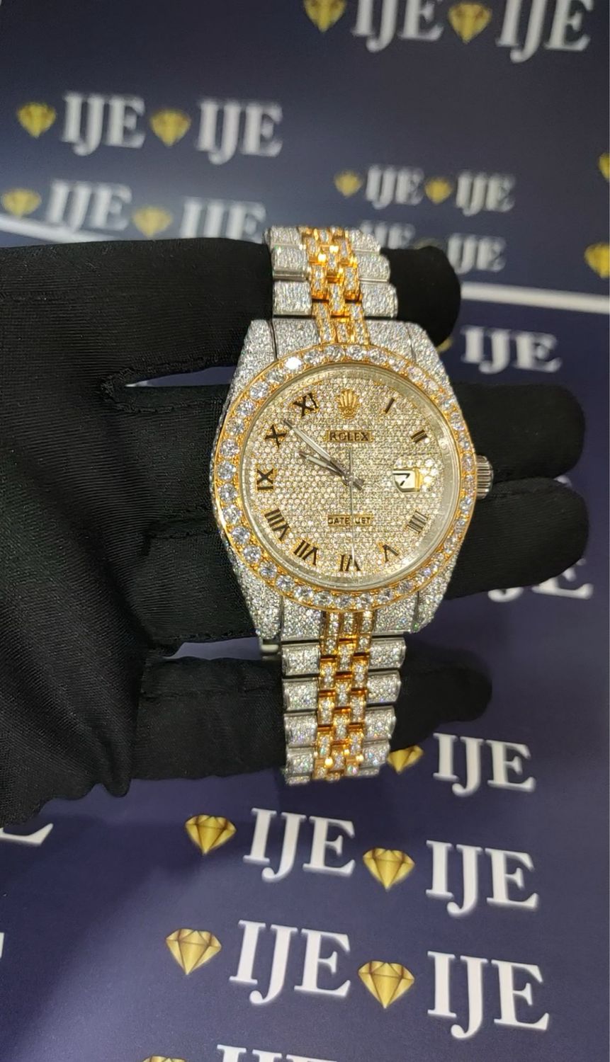 41MM 34CT VVS MOISSANITE WATCH