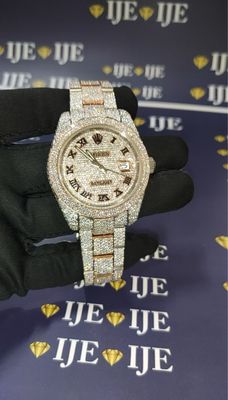 41MM 38CT VVS MOISSANITE WATCH