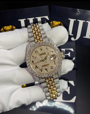 41MM 38CT VVS MOISSANITE WATCH