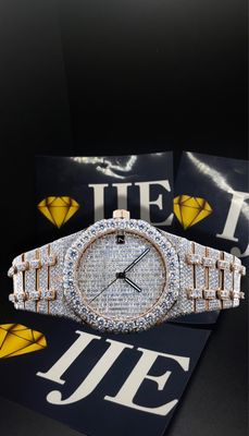 41MM 38CT VVS MOISSANITE WATCH