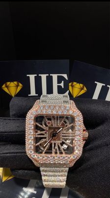 41MM 38CT VVS MOISSANITE WATCH