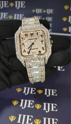 40MM 38CT VVS MOISSANITE WATCH XL