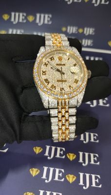 41MM 38CT VVS MOISSANITE WATCH XL