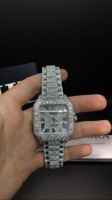 41MM 38CT VVS MOISSANITE WATCH