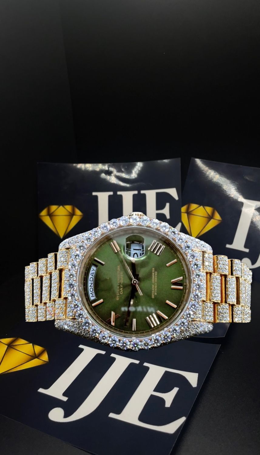 41MM 30CT VVS MOISSANITE WATCH