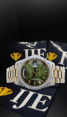 41MM 30CT VVS MOISSANITE WATCH