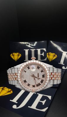 41MM 38CT VVS MOISSANITE WATCH