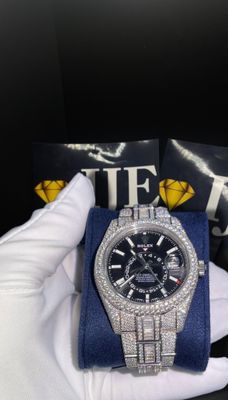 42MM 38CT VVS MOISSANITE WATCH