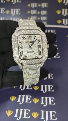 41MM 38CT VVS MOISSANITE WATCH XL
