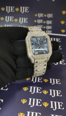 40MM 35CT VVS MOISSANITE WATCH