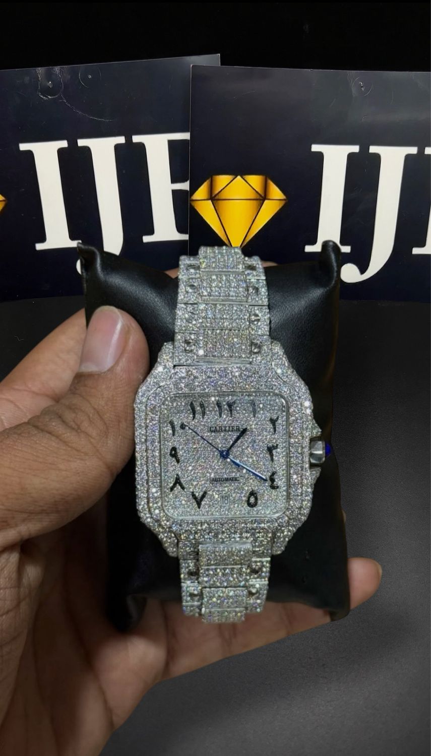 40MM 35CT VVS MOISSANITE WATCH