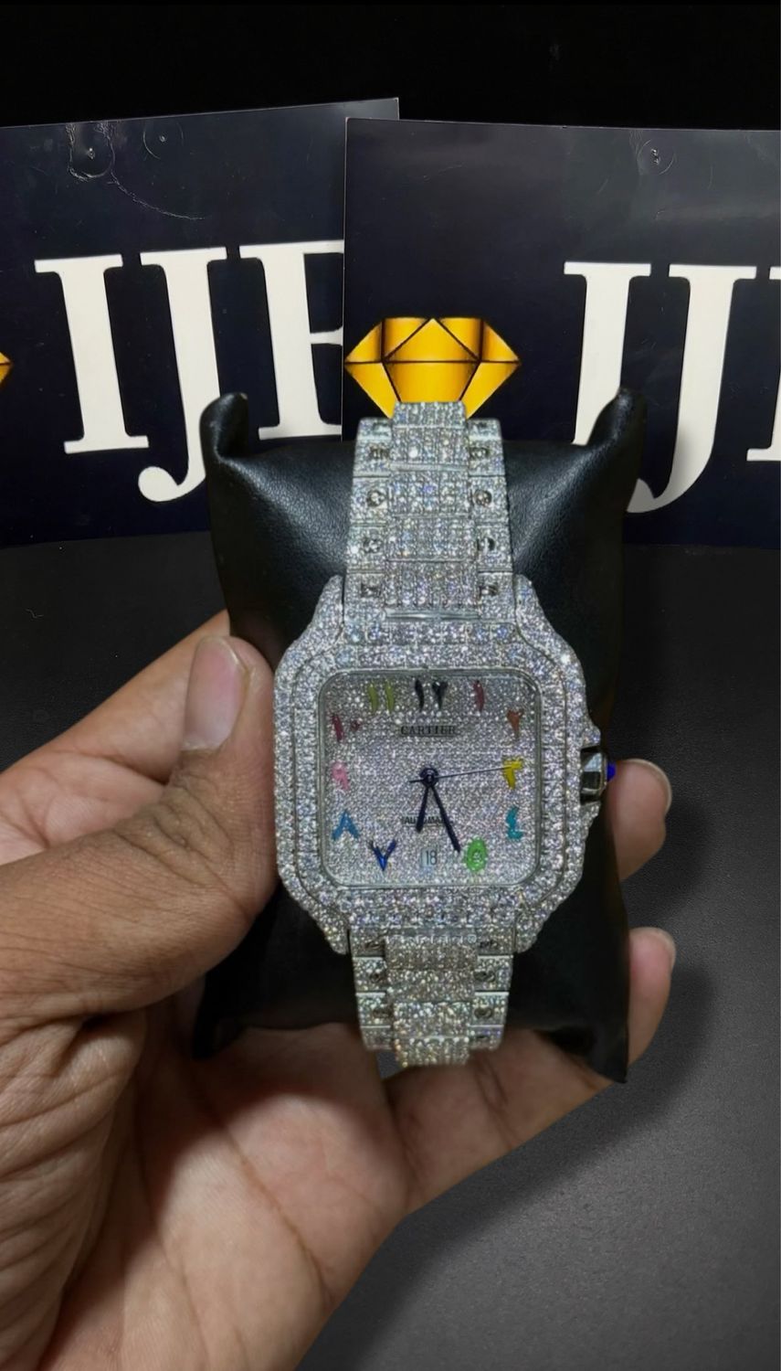 40MM 35CT VVS MOISSANITE WATCH
