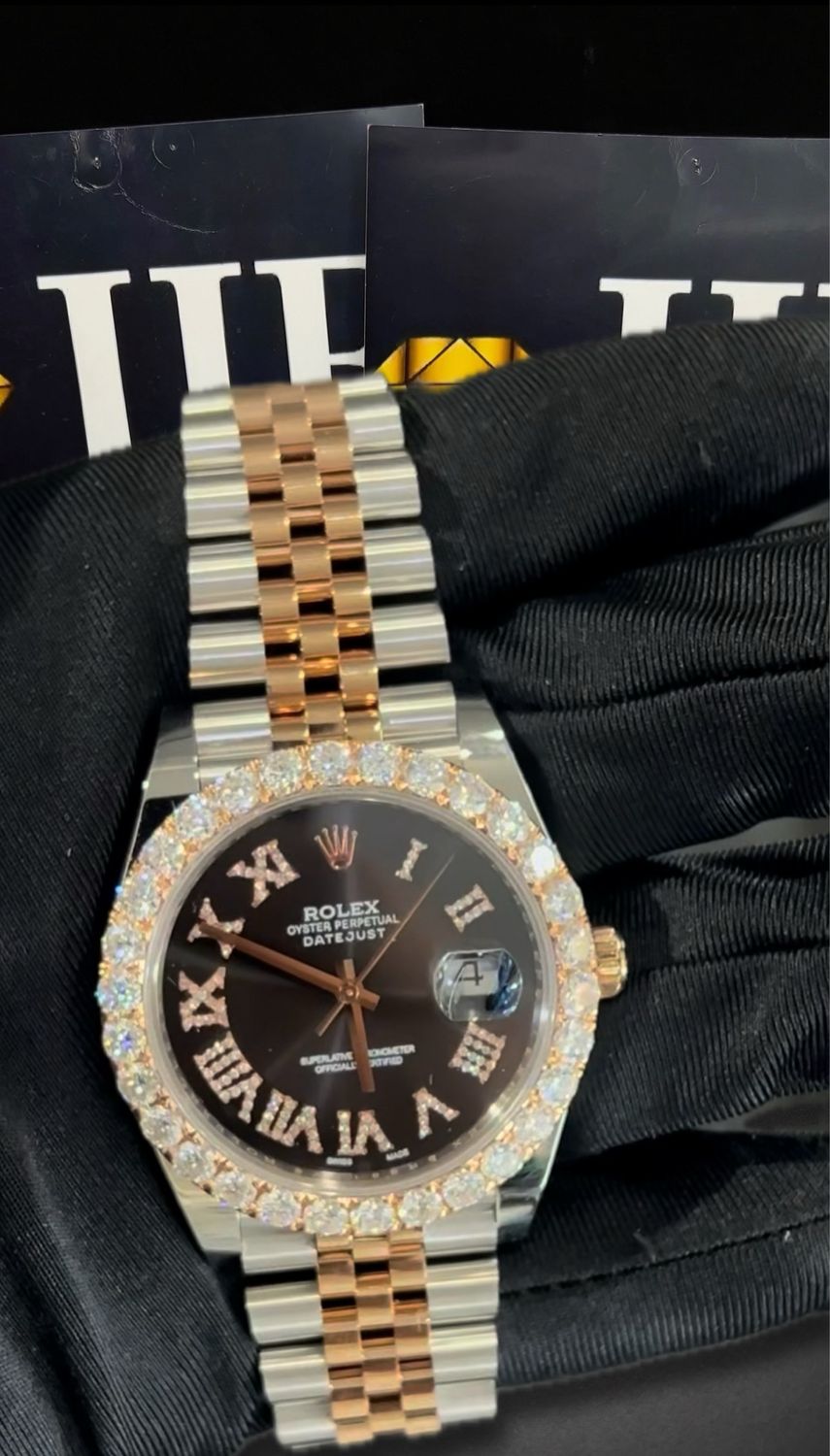41MM 6CT VVS MOISSANITE WATCH