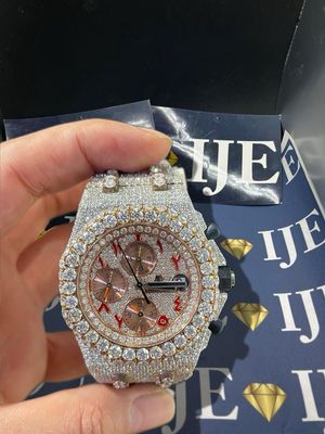 42MM 35CT VVS MOISSANITE WATCH