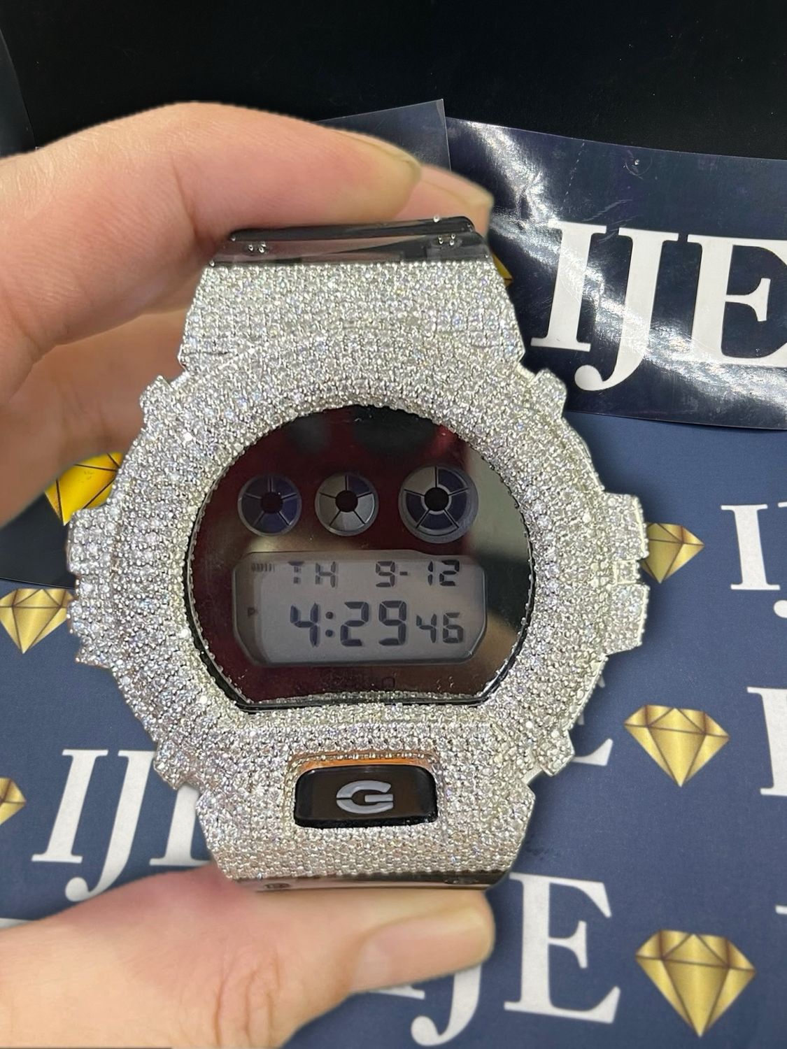 41MM 12CT VVS MOISSANITE WATCH