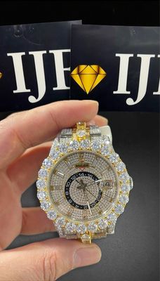 42MM 38CT VVS MOISSANITE WATCH