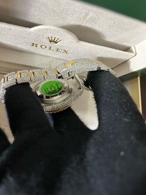 42MM 38CT VVS MOISSANITE WATCH