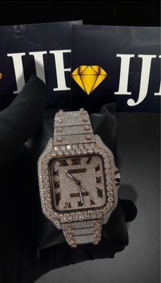 41MM 38CT VVS MOISSANITE WATCH