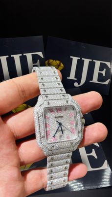 40MM 36CT VVS MOISSANITE WATCH