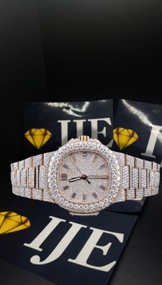 40MM 36CT VVS MOISSANITE WATCH