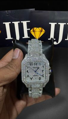 40MM 35CT VVS MOISSANITE WATCH