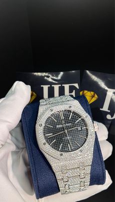 41MM 38CT VVS MOISSANITE WATCH