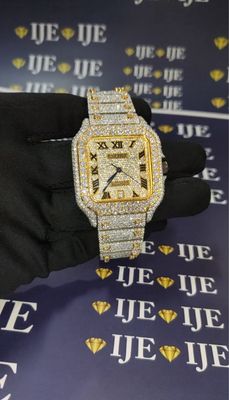 41MM 38CT VVS MOISSANITE WATCH