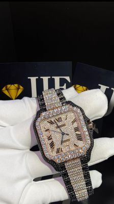 40MM 38CT VVS MOISSANITE WATCH