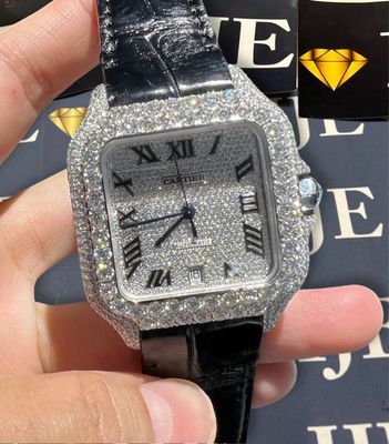 40MM 10.5 CT VVS MOISSANITE WATCH