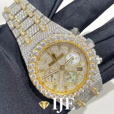 42MM 36CT VVS MOISSANITE WATCH