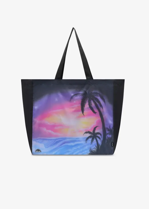 SUPER SUN DOUBLE SIDED TOTE BAG