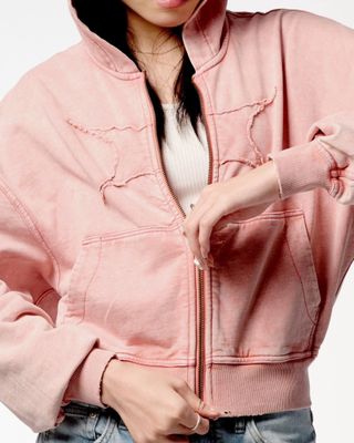 F.A.V APPLIQUÉ HOODIE JACKET