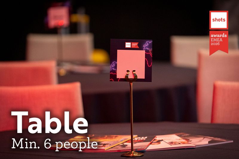 EMEA Awards 2026 - Table