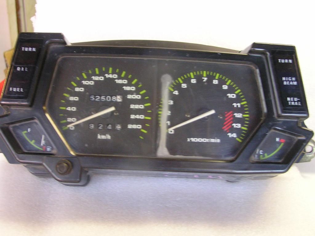 Kawasaki GPX750 Instruments