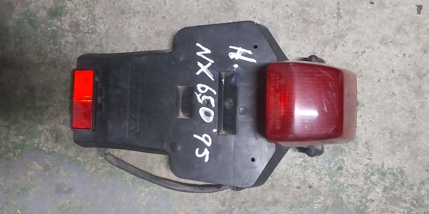 Honda NX650 Rear Tail Light and Mudguard