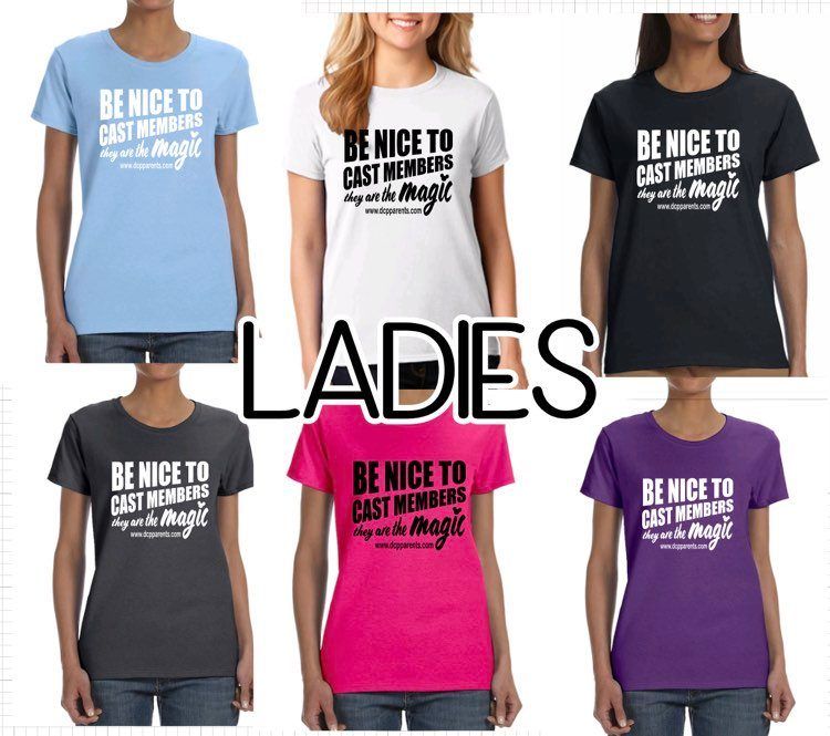 Be Nice to Cast Members Ladies T-Shirt