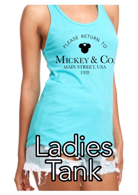 Tiffany Inspired Disney Tank Top