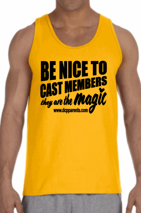 Be Nice to Cast Members Unisex Tank Top