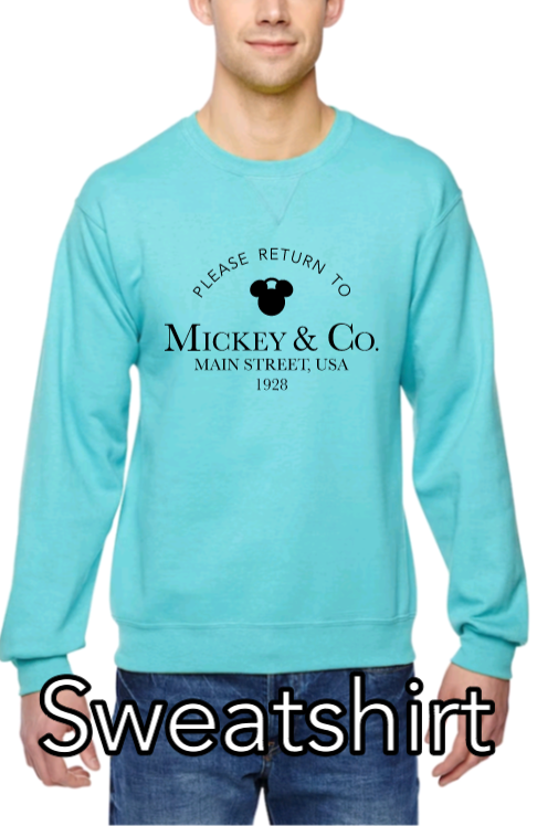 Tiffany Inspired Disney Unisex Sweatshirt