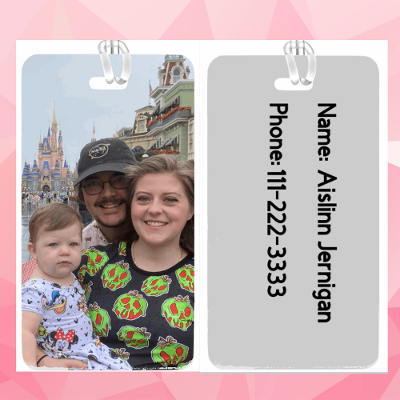Customized Luggage Tags - Use Your Own Photo!