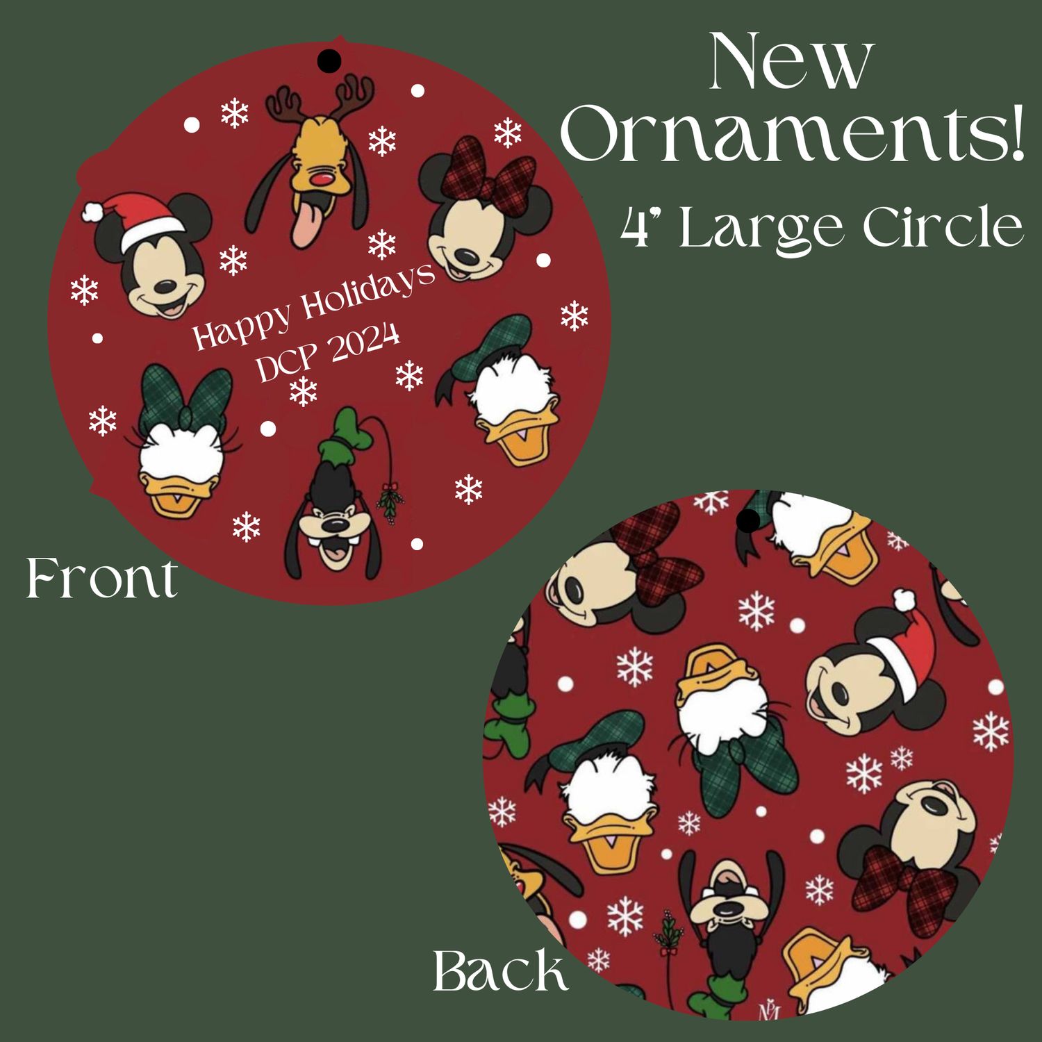 Happy Holidays Ornament