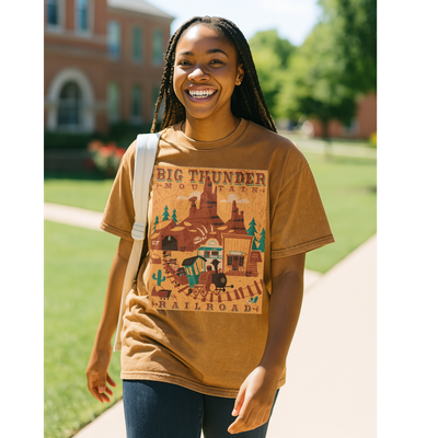 Big Thunder Mountain Railroad Poster Collection Tee