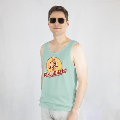 Be Nice to Cast Members Unisex Tank Top BUBBLE DESIGN