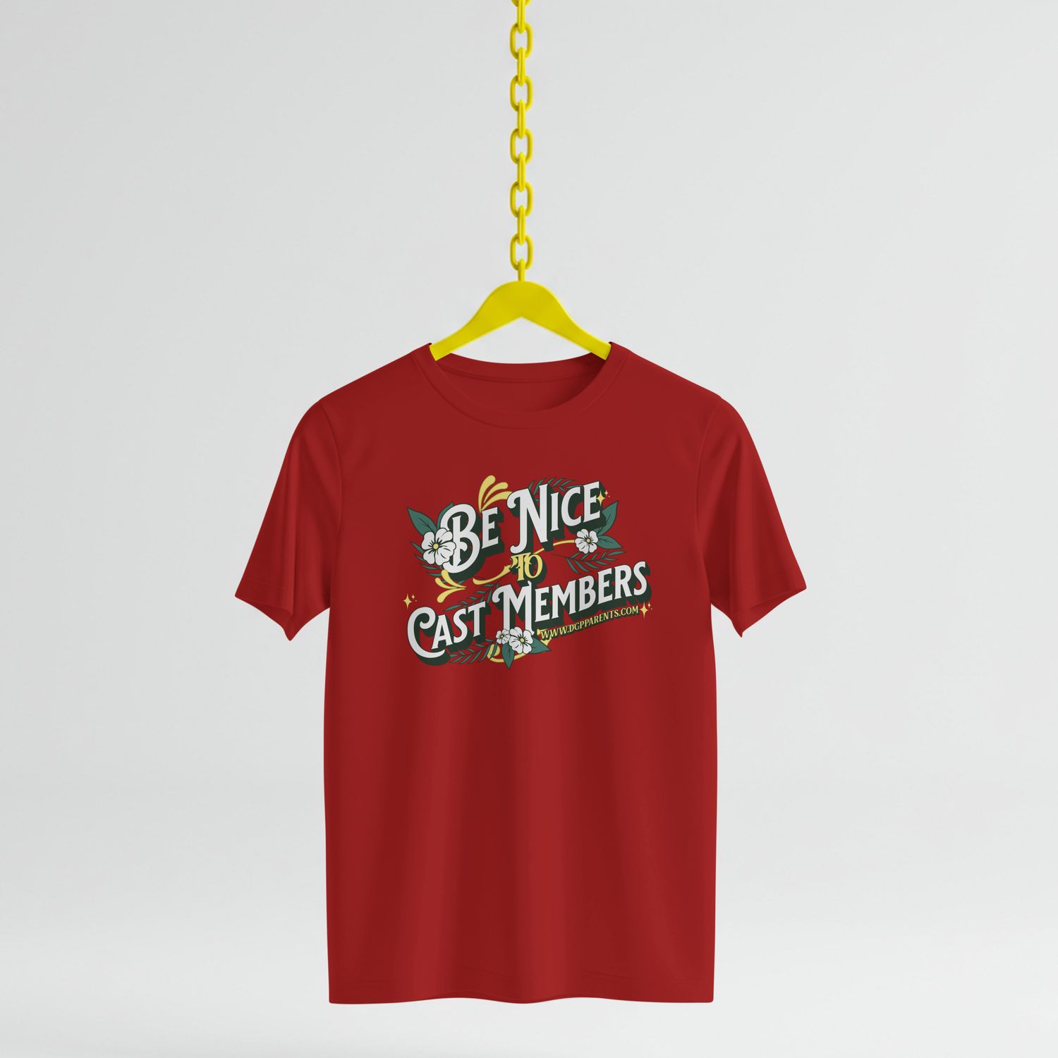 Be Kind to Cast Members Unisex Tee FLORAL DESIGN