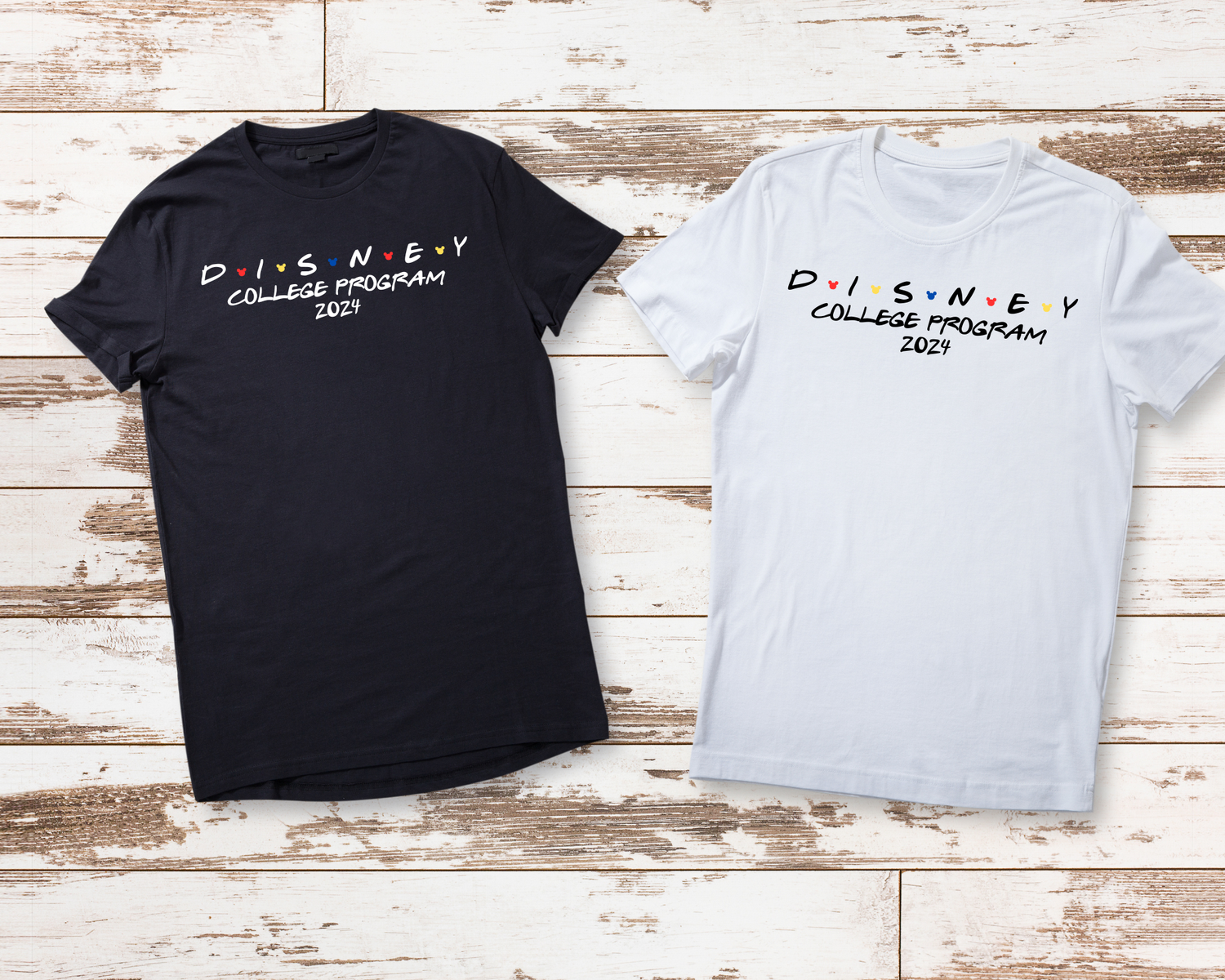 "Friends" Style Disney DCP and DCP Alumni T-Shirts