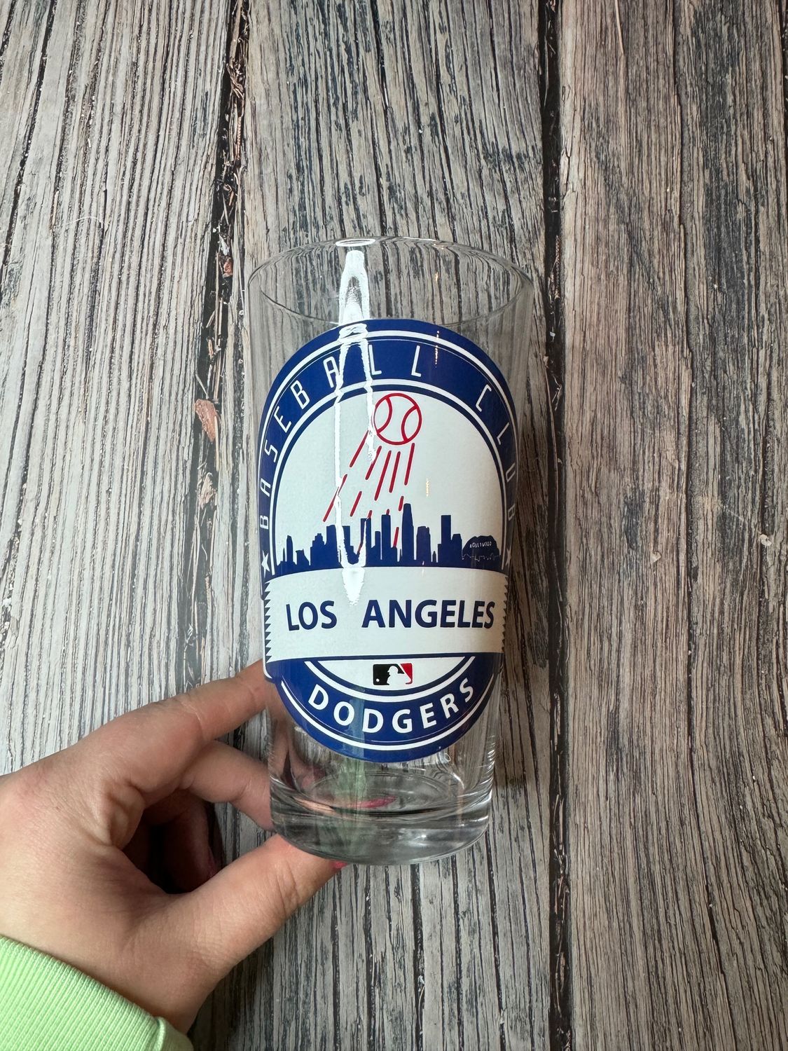 Dodgers Pint Glass