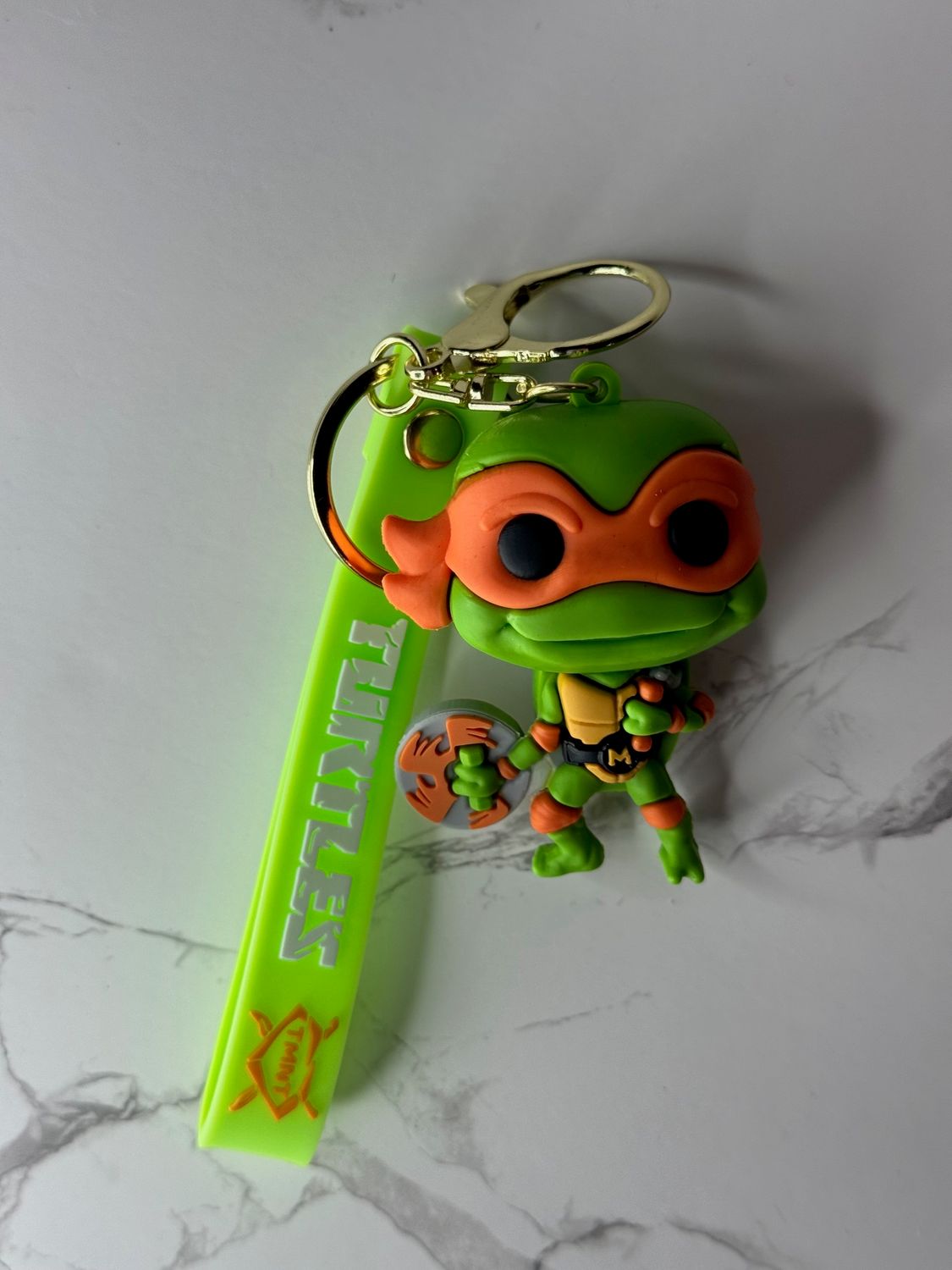 Ninja Turtle Orange Keychain